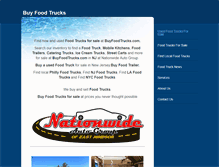 Tablet Screenshot of buyfoodtrucks.com